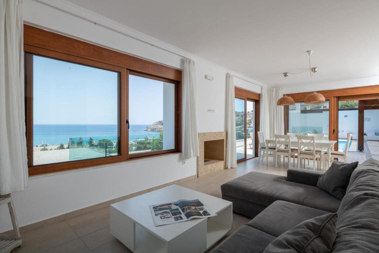 Villa Milena With Private Pool, Vlicha Beach Lindos ภายนอก รูปภาพ